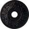 Ekena Millwork Valletta Ceiling Medallion (Fits Canopies up to 3 1/2"), 18"OD x 3 1/2"ID x 1"P, Steel Gray CM18VLSGS - alternate 1